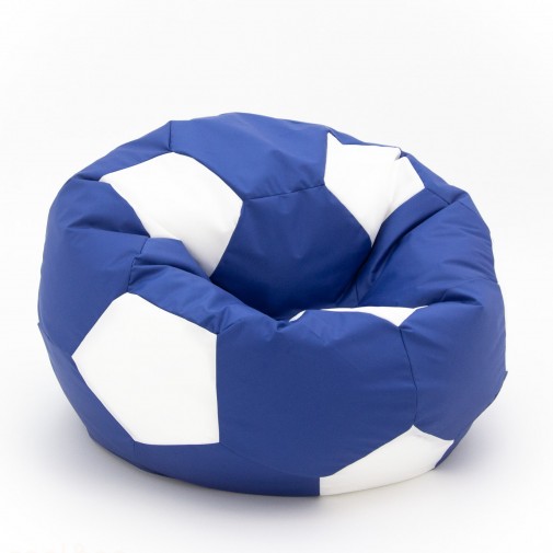 Кресло мяч сине-белый